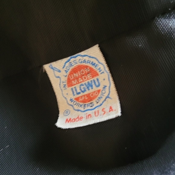 80's ALORNA Black and Gray Herringbone Wool Blend Double Breasted Midi Pea Coat - Picture 7 of 8